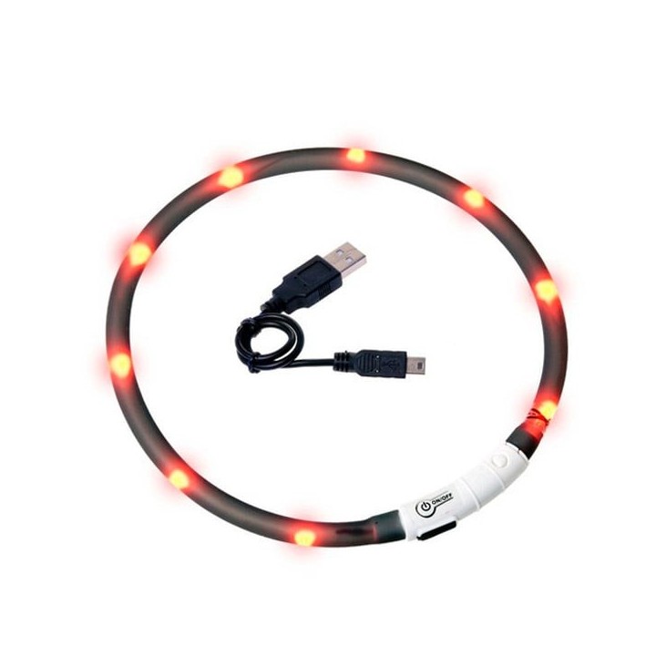 Karlie Visio Light LED Leuchthalsband blau