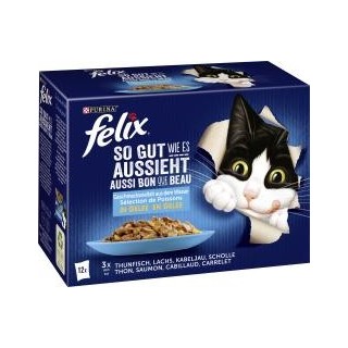 Felix So gut wie es aussieht Geschmacksvielfalt aus dem Wasser in Gelee