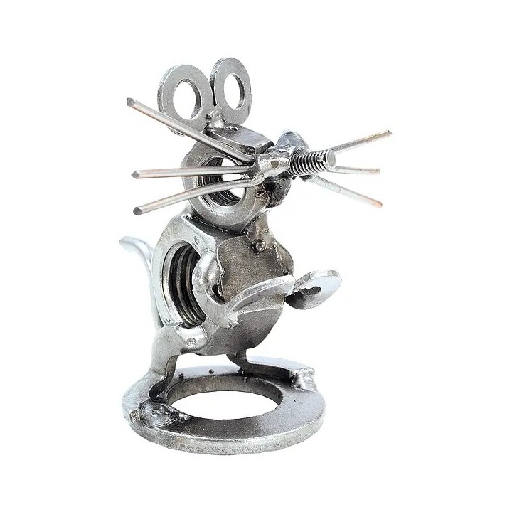 Metallfigur Maus