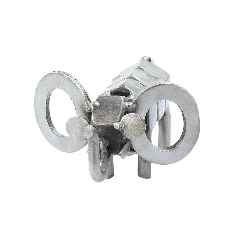 Metallfigur kleiner Elefant