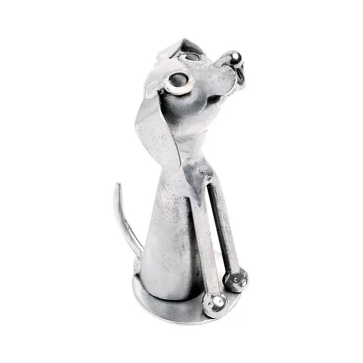Metallfigur Hund