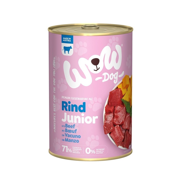 WOW Dog Rind Junior 6x400g