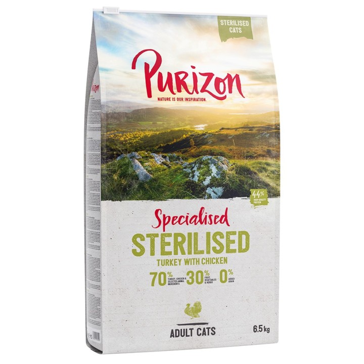 Purizon Sterilised Adult Huhn & Fisch - getreidefrei - Probieren Sie auch: Sterilised Truthahn & Huhn 6,5 kg