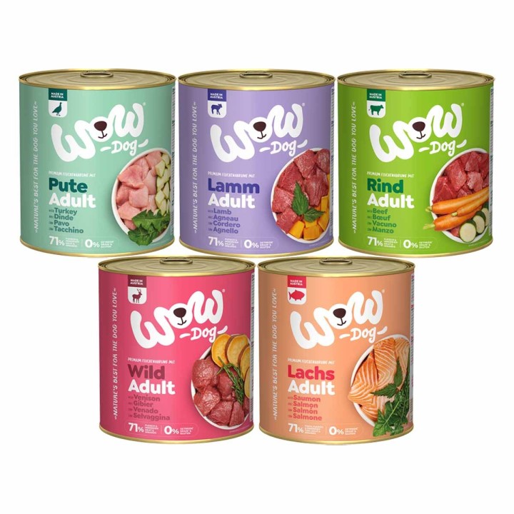 WOW Dog Mixpaket Adult 30x800g