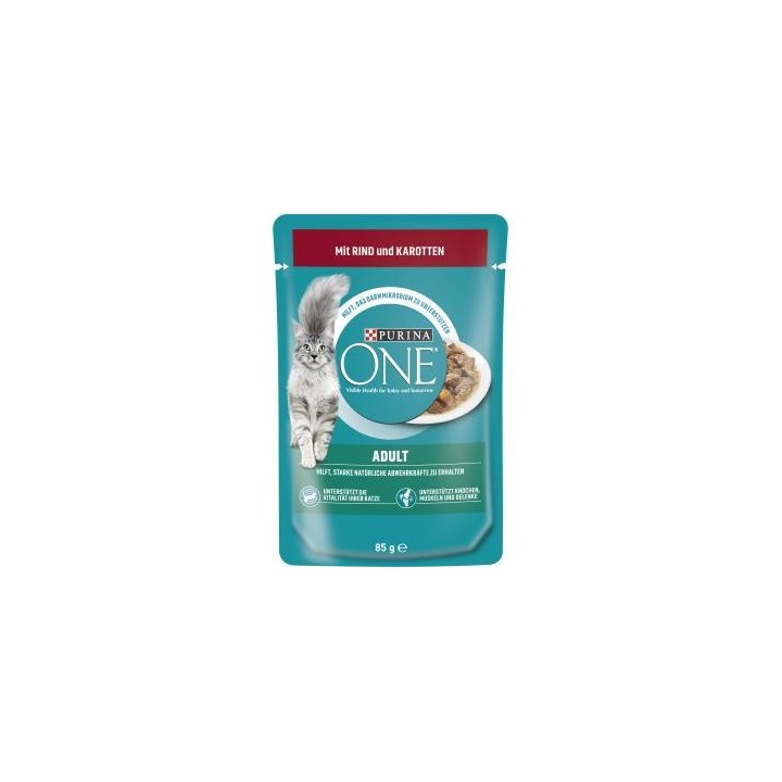 Purina One Adult mit Rind und Karotten