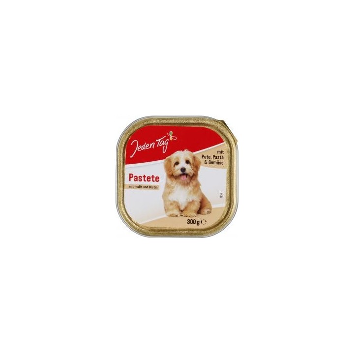Jeden Tag Hund Pastete mit Pute, Pasta & Gemüse