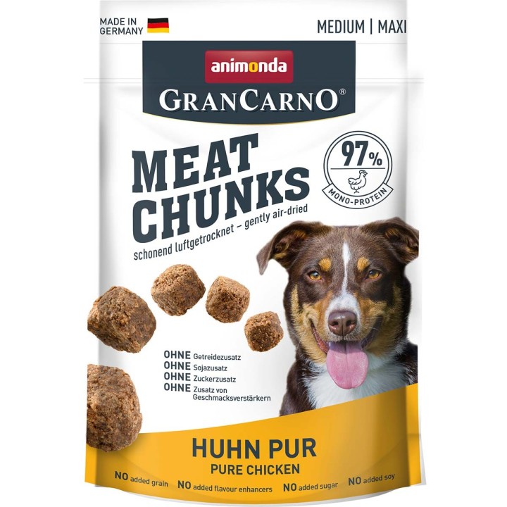 animonda GranCarno Meat Chunks Adult Huhn pur 80g