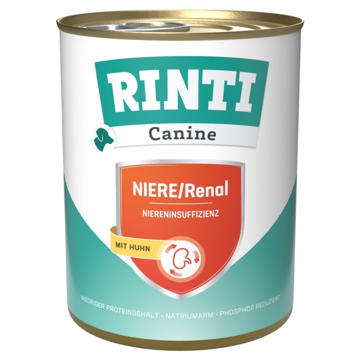 RINTI Canine Niere/Renal mit Huhn 800 g - 6 x 800 g