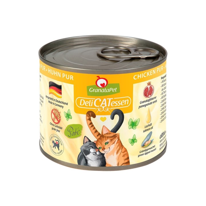GranataPet Katze - Delicatessen Dose Huhn PUR 6x200g