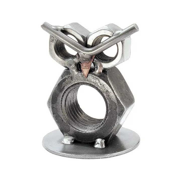 Hinz und Kunst Metall Tier - große Eule