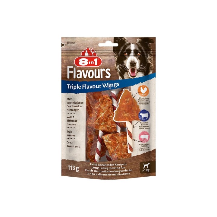 8in1 Triple Flavour Wings 6 Stück