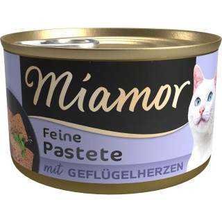 Miamor Pastete Geflügelherzen 12x85g