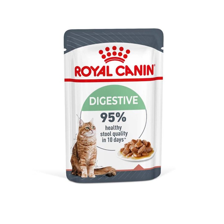 ROYAL CANIN DIGESTIVE CARE Feuchtnahrung für Katzen mit empfindlicher Verdauung 12x85g