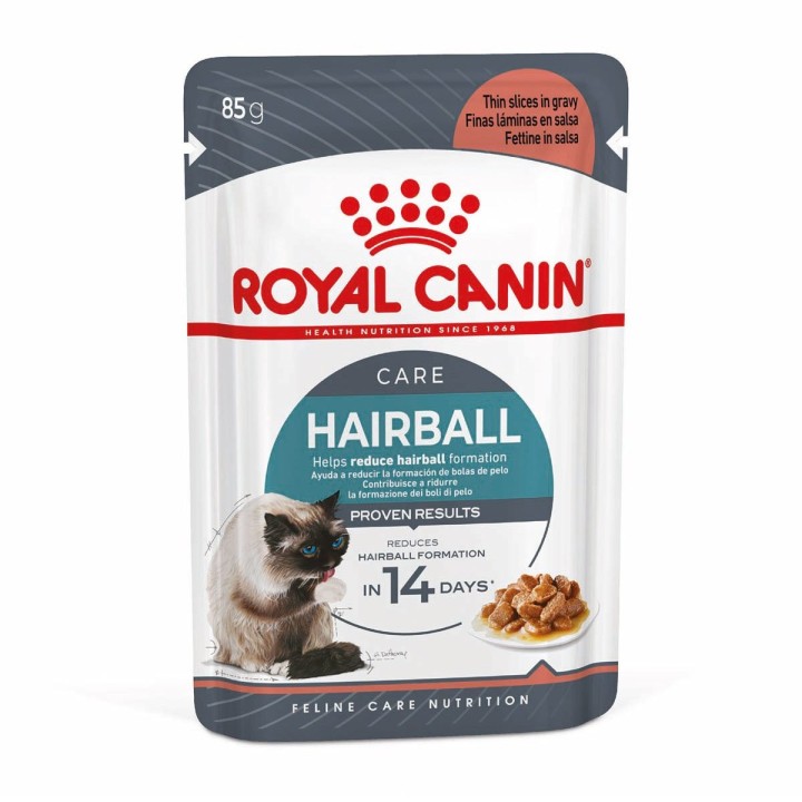 ROYAL CANIN HAIRBALL CARE Katzennahrung trocken gegen Haarballenbildung Gravy 12x85g