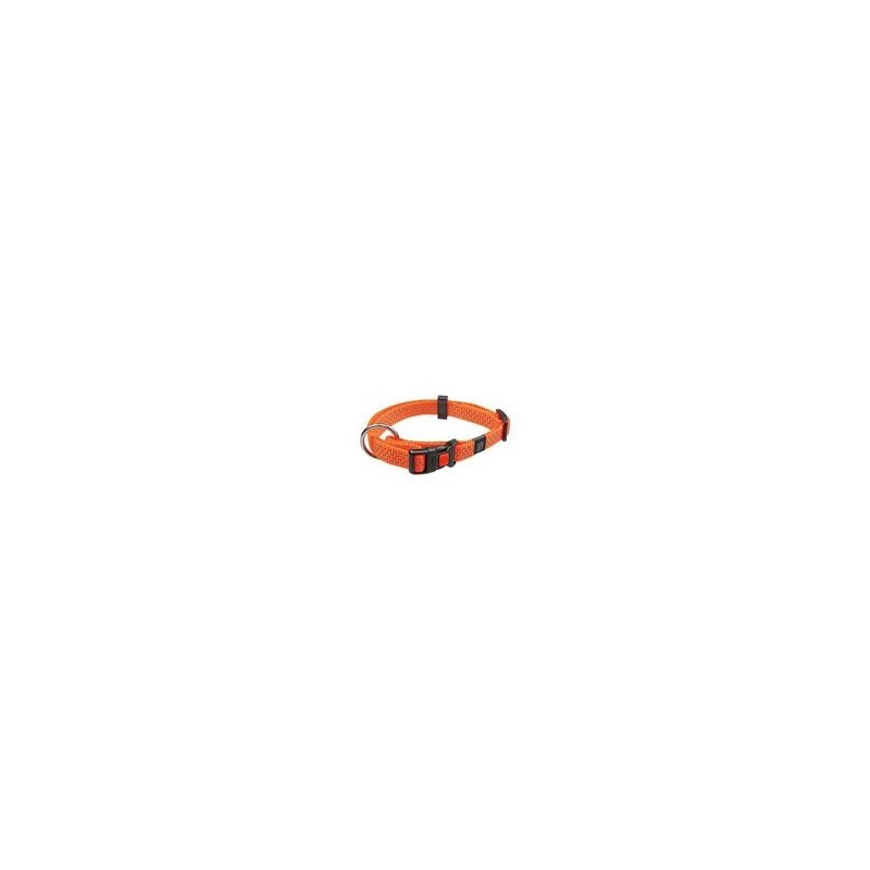 Karlie - Neon & Reflex Hunde-Halsband [30-45 cm x 15 mm, Farbe: Neonorange]