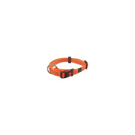 Karlie - Neon & Reflex Hunde-Halsband [30-45 cm x 15 mm, Farbe: Neonorange]