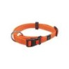 Karlie - Neon & Reflex Hunde-Halsband [30-45 cm x 15 mm, Farbe: Neonorange]