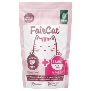 FairCat Nassfutterbeutel - Beauty (8 x 85 g)