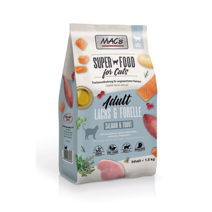 MAC's Cat Adult Lachs & Forelle 1,5kg