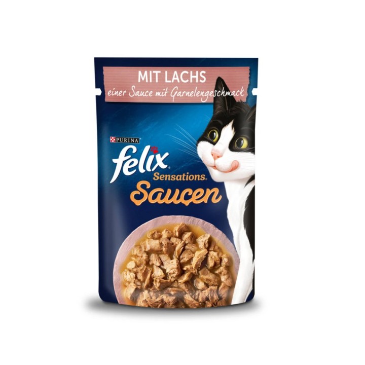 FELIX Sensations Saucen mit Lachs & Garnelengeschmack 26x85g