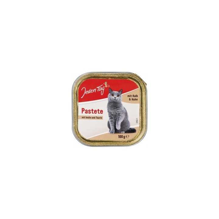 Jeden Tag Katze Pastete mit Kalb & Huhn