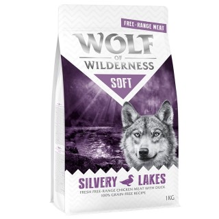 Wolf of Wilderness "Soft - Silvery Lakes" Freiland-Huhn & Ente - getreidefrei - 1 kg