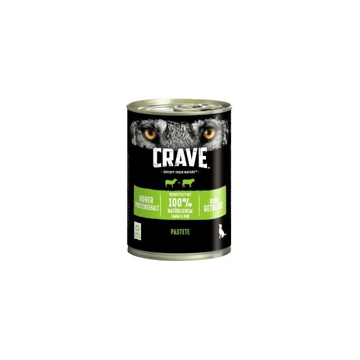 Crave Hund Adult Pastete mit Lamm & Rind