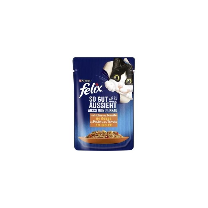 Felix So gut wie es aussieht mit Huhn und Tomate in Gelee