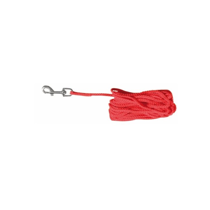 Trixie Schleppleine Nylon rot 10m
