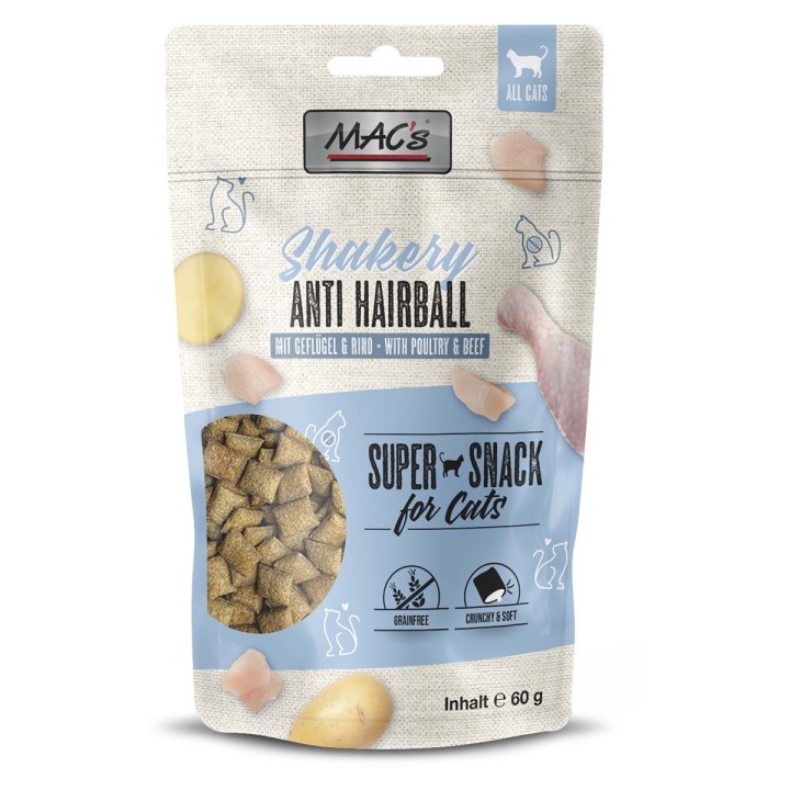MAC's Cat Shakery Anti-Hairball Snacks 60g