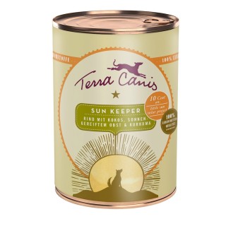 Terra Canis Sun Lover Rind sonnengereift Obst 6x400g