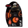 flexi Xtreme Gurt-Leine orange, 5 m - Größe S: bis 20 kg