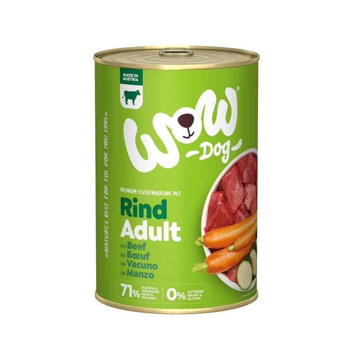 WOW Dog Rind Adult 6x400g