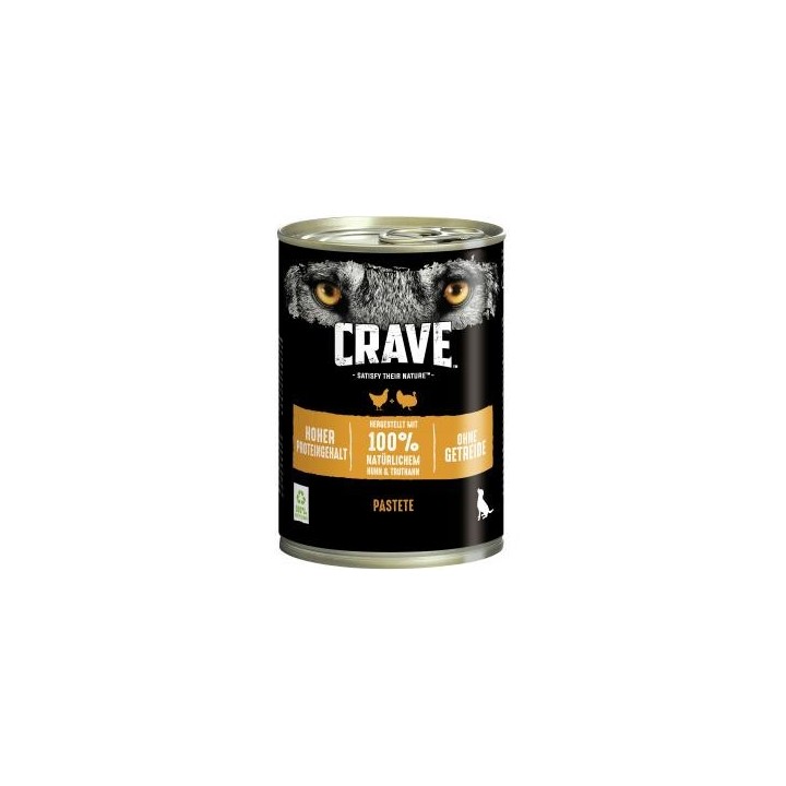 Crave Hund Adult Pastete mit Huhn & Truthahn