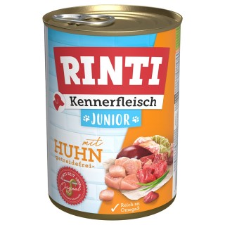 RINTI Kennerfleisch Junior - 6 x 400 g Huhn