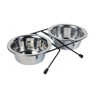 Trixie Eat-on-Feet Napf-Sets mit Halter 0,45l/ø12cm