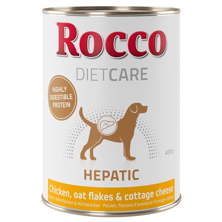 Rocco Diet Care Hepatic Huhn mit Haferflocken & Hüttenkäse 400g  6 x 400 g