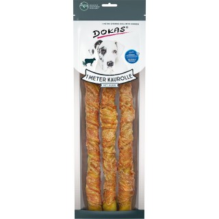 Dokas 1 Meter Kaurolle mit Huhn (Rinderhaut) 315g