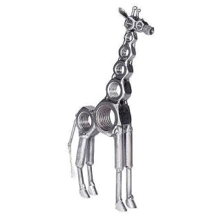 Original Hinz und Kunst Metalltier - Giraffe