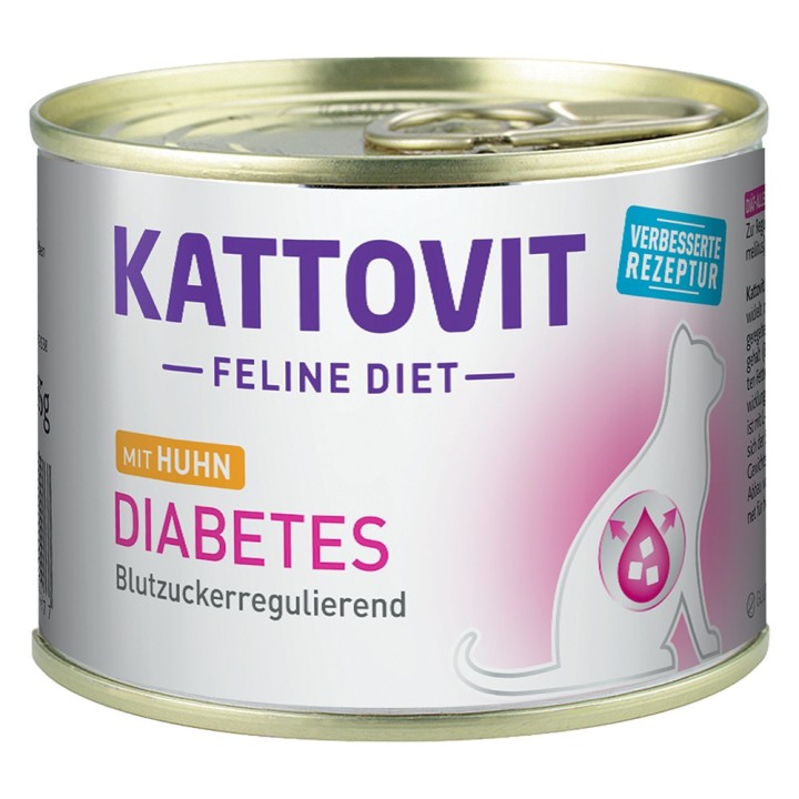 Kattovit Diabetes / Gewicht 185 g - Huhn (6 x 185 g)