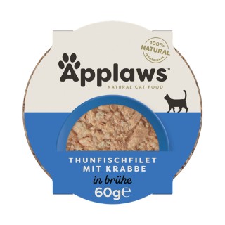 Applaws Cat köstlicher Thunfisch mit Krabbe 10x60g