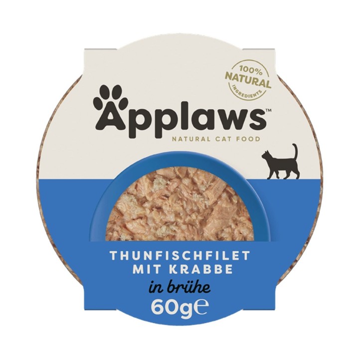 Applaws Cat köstlicher Thunfisch mit Krabbe 10x60g