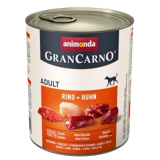 animonda GranCarno Original Adult 6 x 800 g - Rind & Huhn