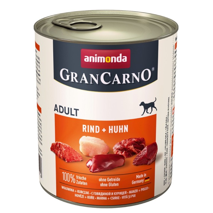animonda GranCarno Original Adult 6 x 800 g - Rind & Huhn