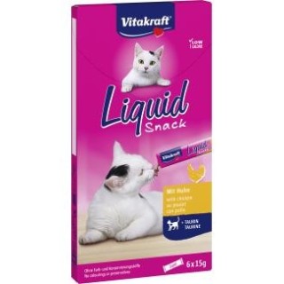 Vitakraft Katzensnack Liquid Snack mit Huhn + Taurin