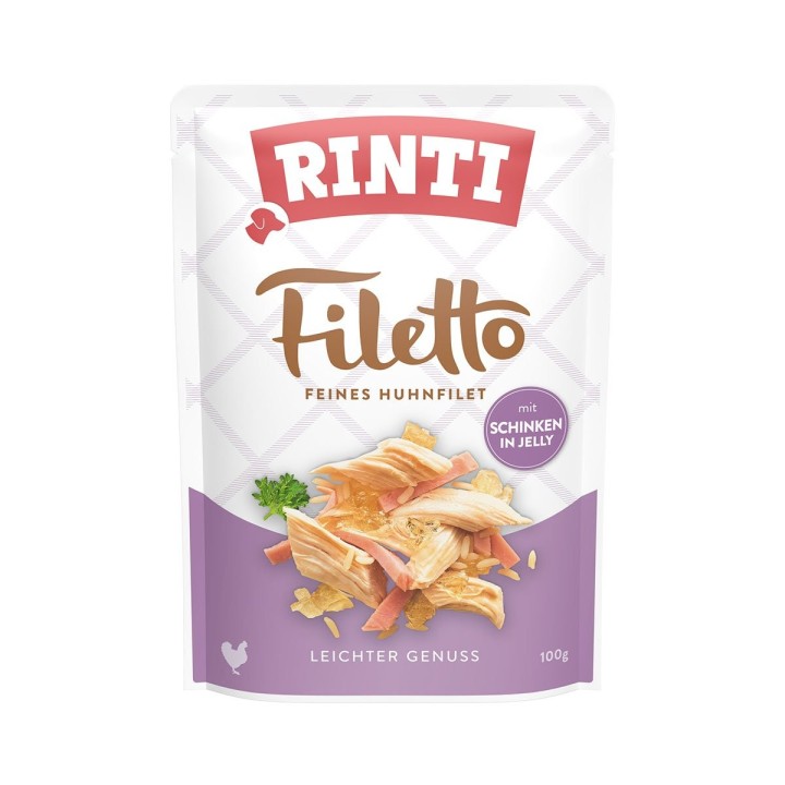 Rinti Filetto Huhn & Schinken in Jelly 24x100g