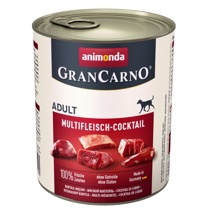 animonda GranCarno Original Adult 6 x 800 g - Multifleisch-Cocktail