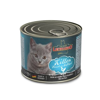 Leonardo Kitten reich an Geflügel 6x200g