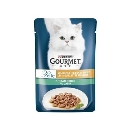 Purina Gourmet Perle Erlesene Streifen in Sauce mit Kaninchen