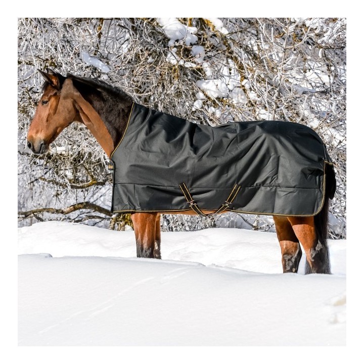 Bucas Irish Turnout Extra 300g High Neck 1200D - black/gold